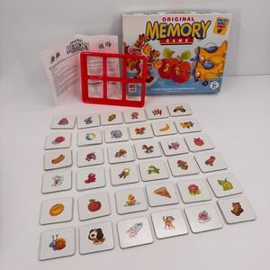 Milton Bradley Original Memory Game 2005 COMPLETE Preschool Matching 72 Cards